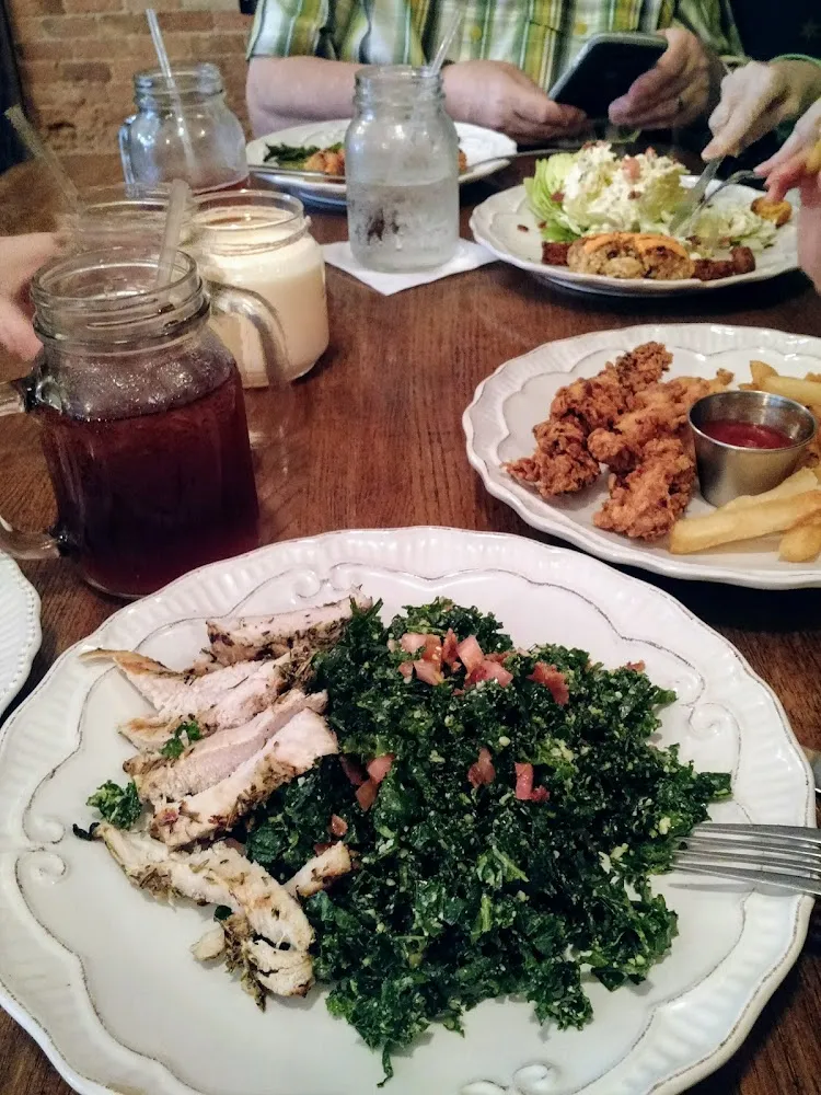 Confetti Kale Salad with Grilled Chicken